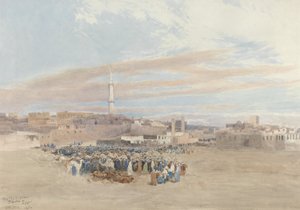 The Market Place, Tanga, Egypt, 1874